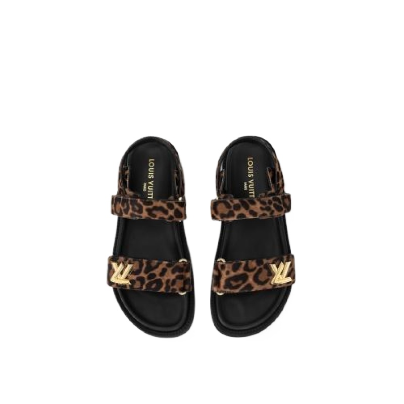LV Sunset Flat Comfort Sandal - Image 3